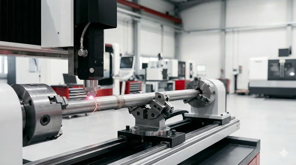 Лазерная резка трубы